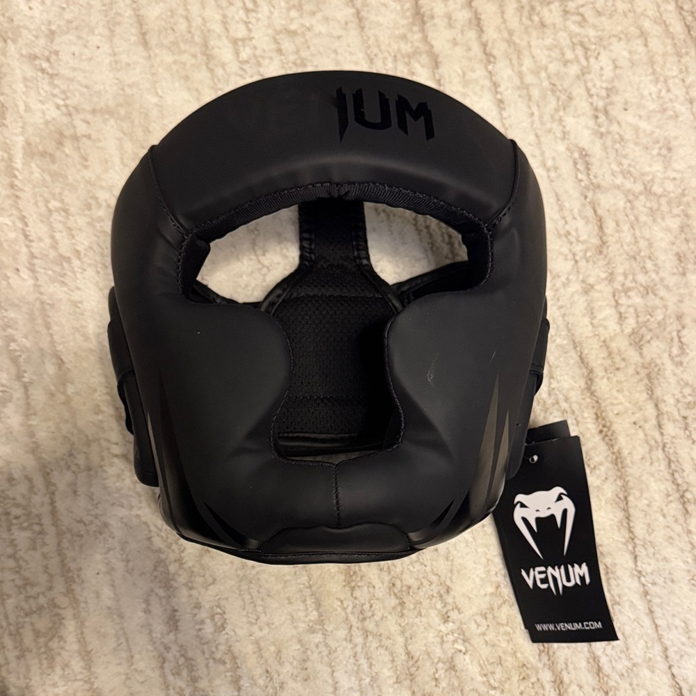 Venum Black Kids Headgear